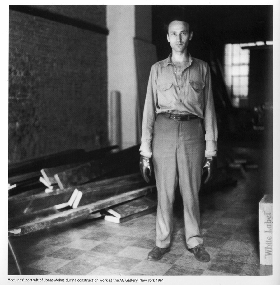 Helping George Maciunas fix up his A_G Gallery