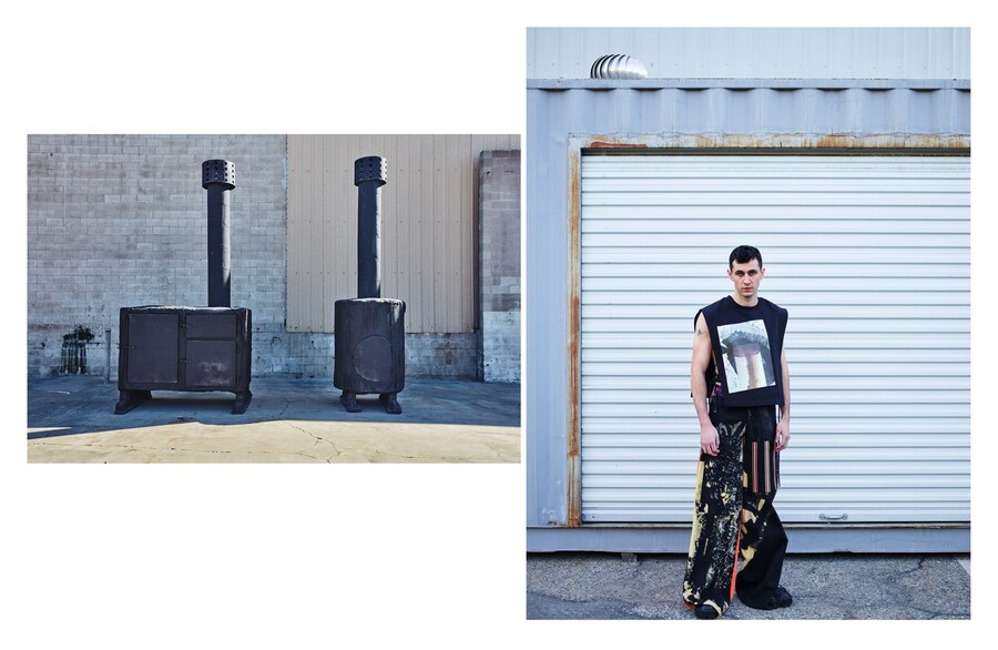 Mario Sorrenti Sterling Ruby Another Man Magazine studio