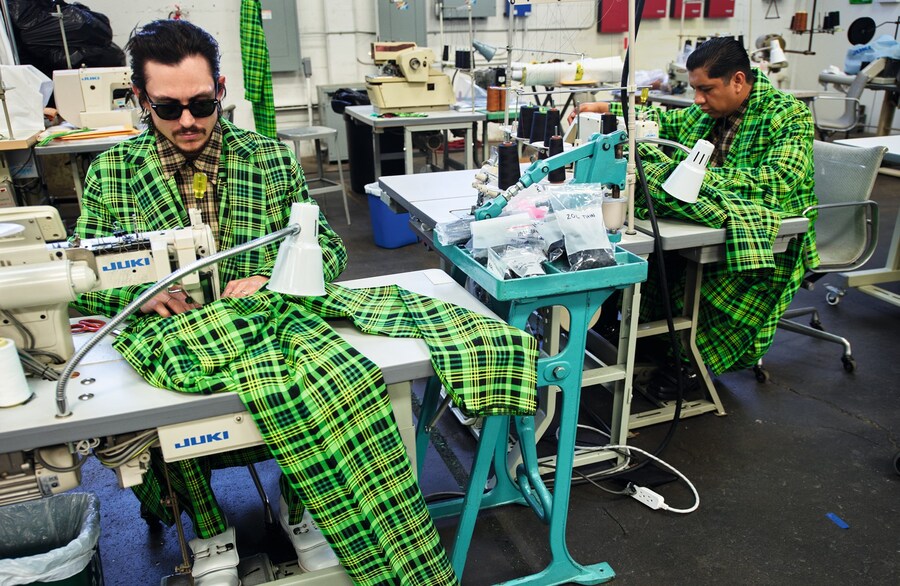 Mario Sorrenti Sterling Ruby Another Man Magazine studio