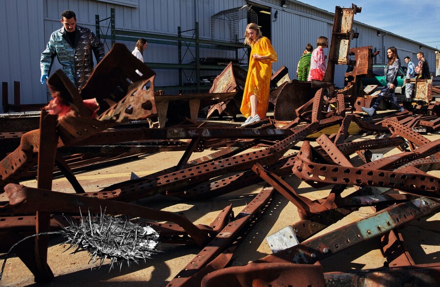 Mario Sorrenti Sterling Ruby Another Man Magazine studio