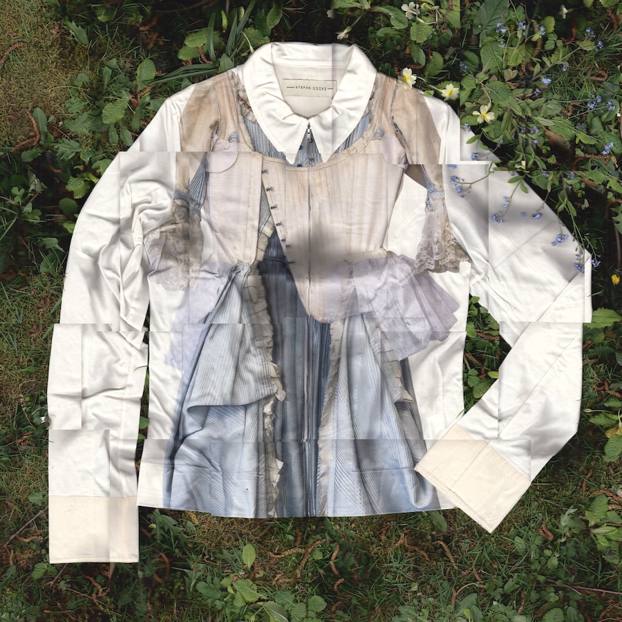Stefan Cooke, Trompe L_oeil Long Sleeve Jersey Top